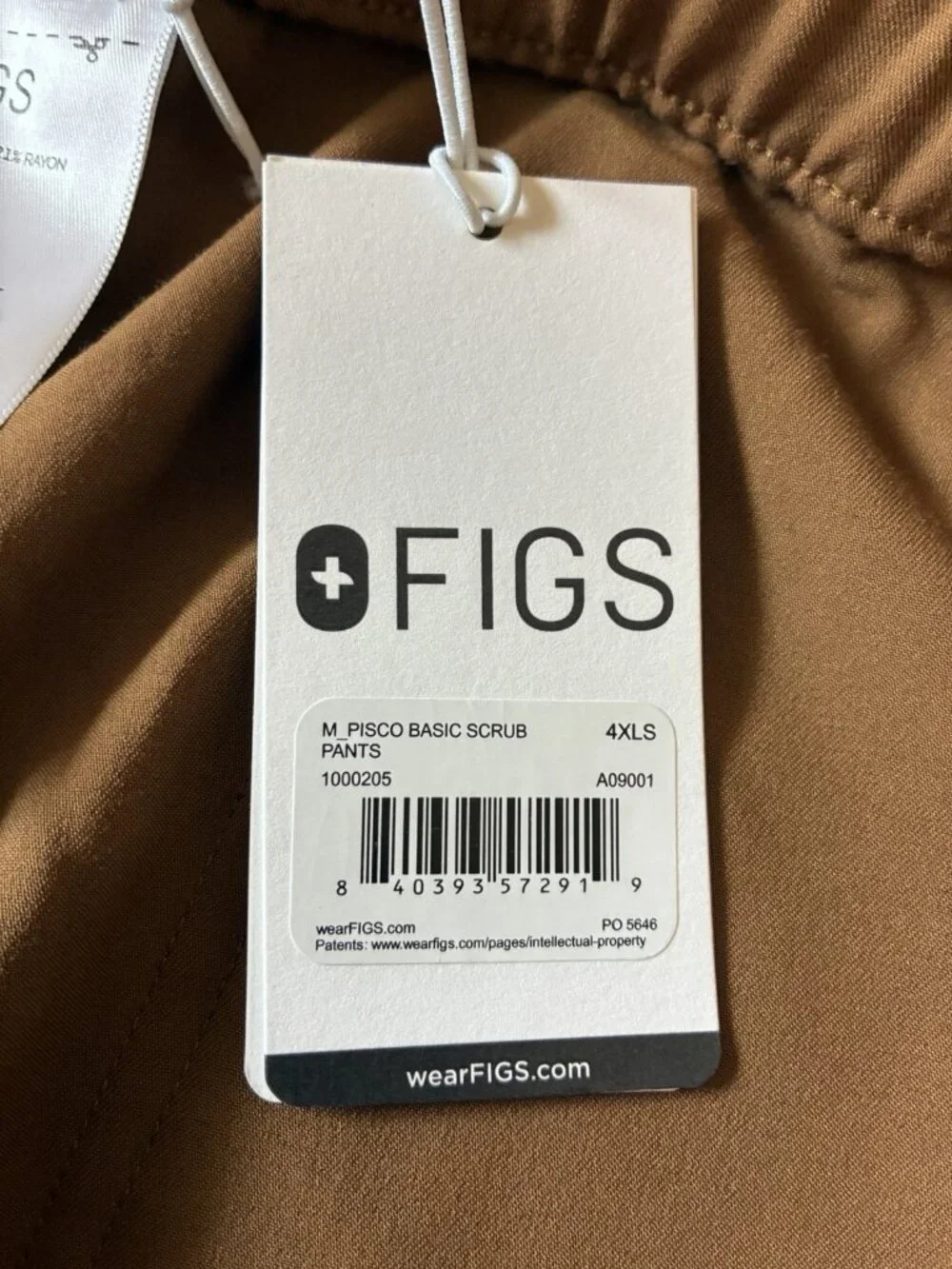 Figs Pisco Basic Scrubs In Brown Size 4XLS  46” x 28”